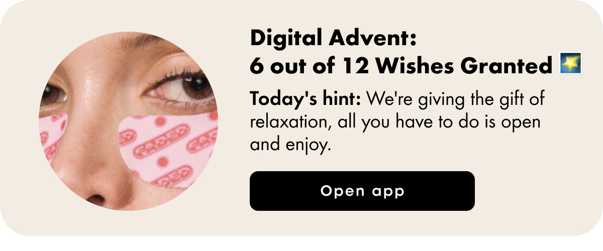Digital advent: 6 out of 12 wishes granted