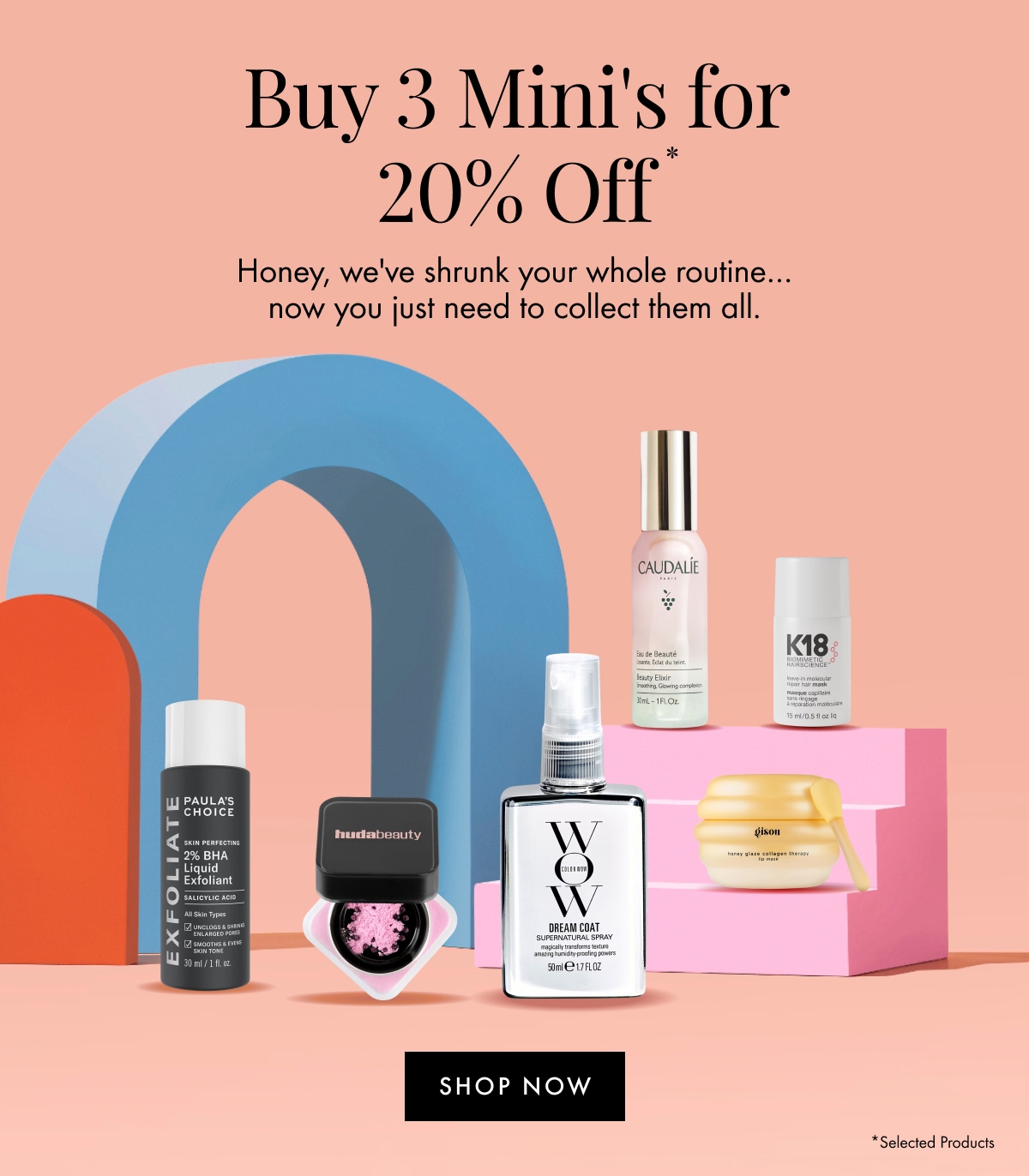 Buy 3 Mini's for 20% Off