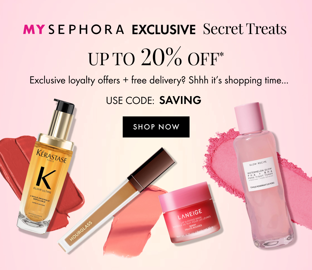 My Sephora Exclusive Up to 20% off