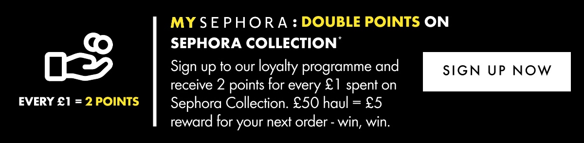 My Sephora Points Banner Non Members