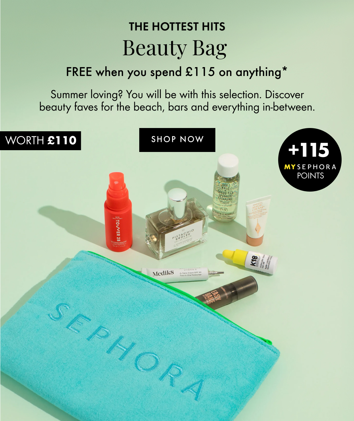 The Hottest Hits Beauty Bag