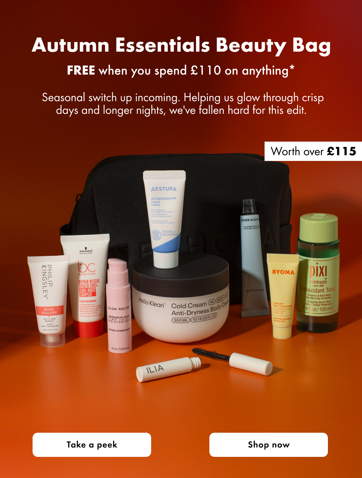 Autumn Essentials Beauty Bag