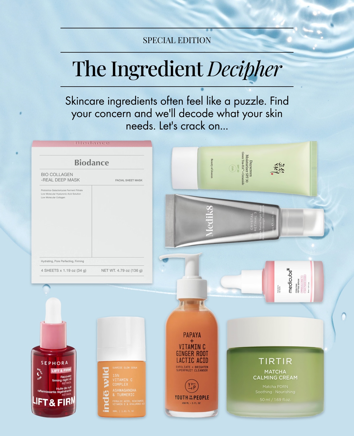The ingredient decipher