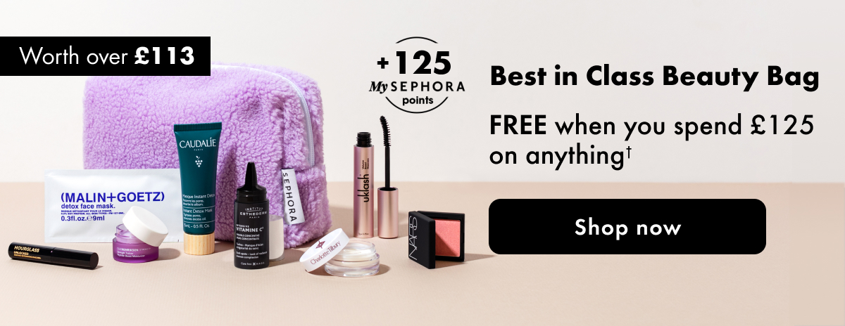 FREE Beauty Bag when you spend £125 on anything