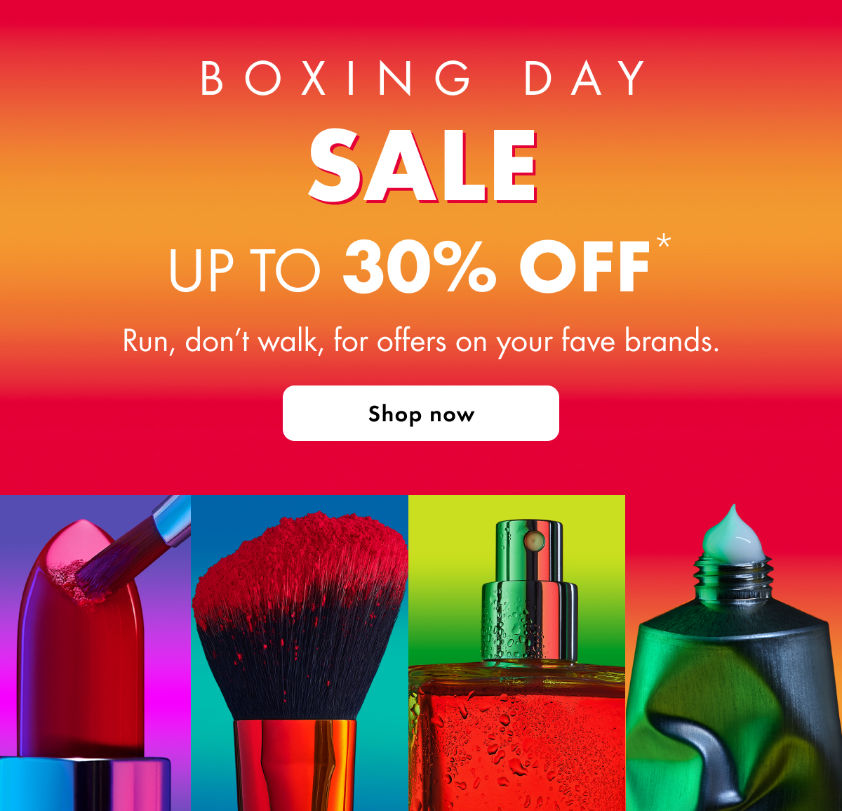 BOXING DAY FLASH DAY SALE UP TO 30% OFF
