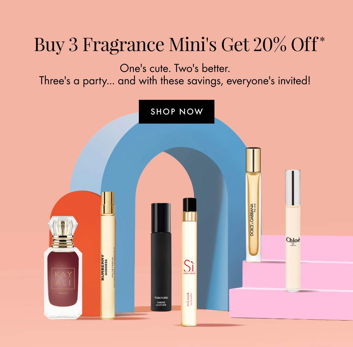 3 for 20% Off