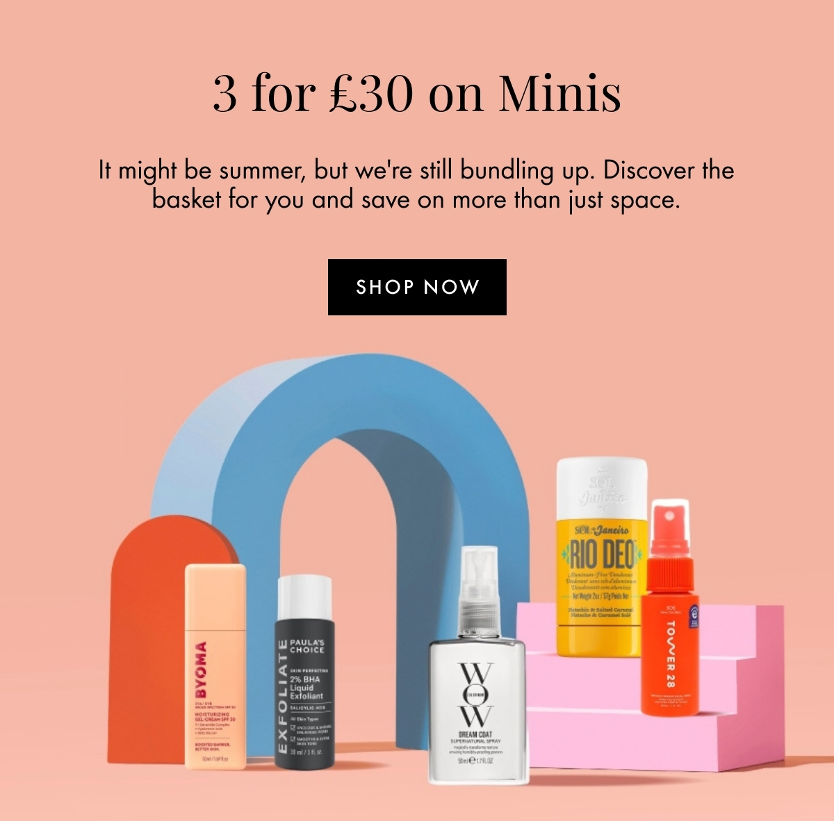 3 for £30 on minis