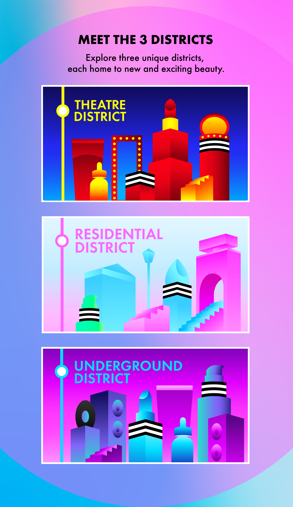 Meet the 3 Districts