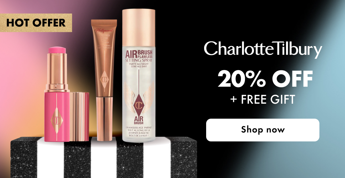 Charlotte Tilbury 20% off + Free Gifts