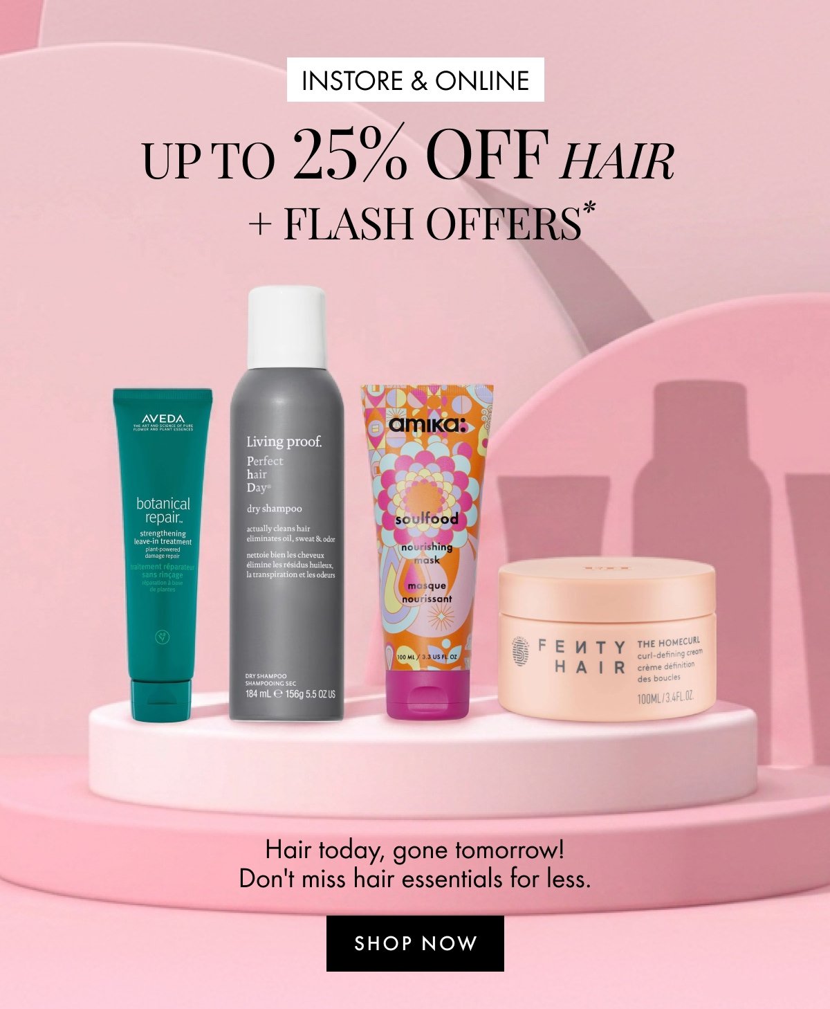 Up to 25% Off Haircare Flash Offers
