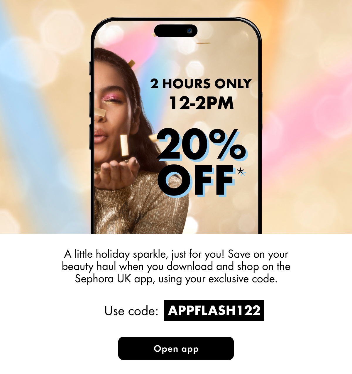 APP EXCLUSIVE | FLASH SALE | OPEN APP
