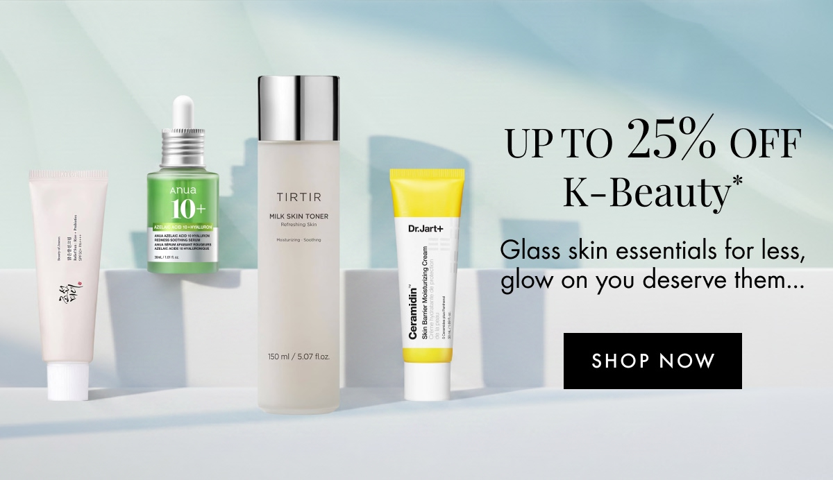 Up to 25% off K Beauty