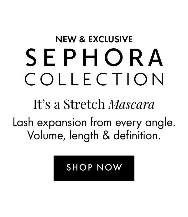 It's a stretch mascara shop now