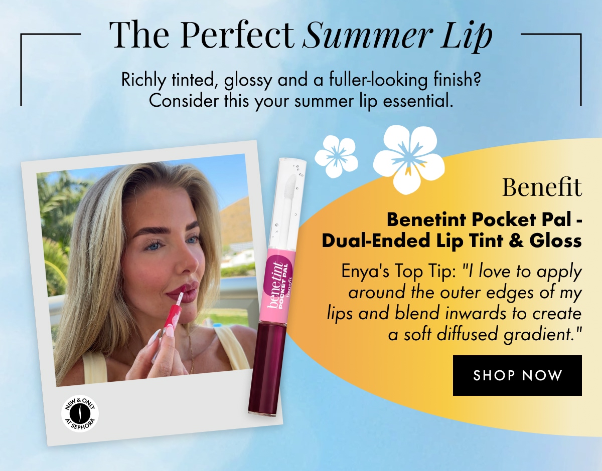 Benefit Benetint Pocket Pal - Dual-Ended Lip Tint & Gloss