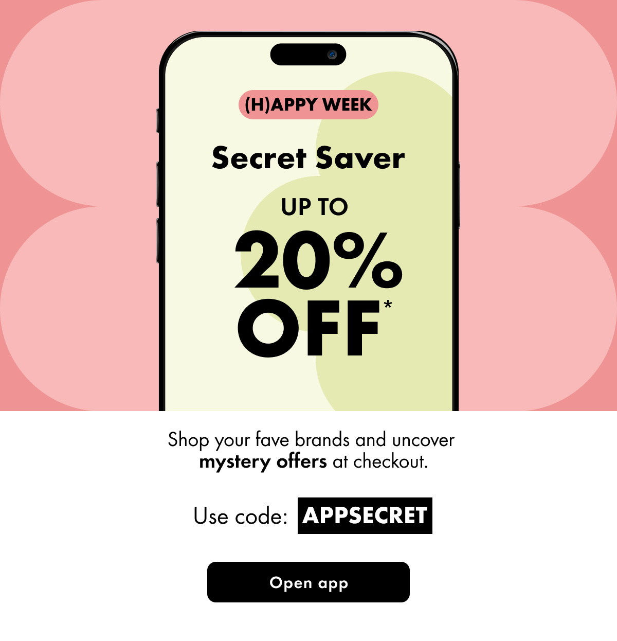 (H)appy Week | Up to 20% off