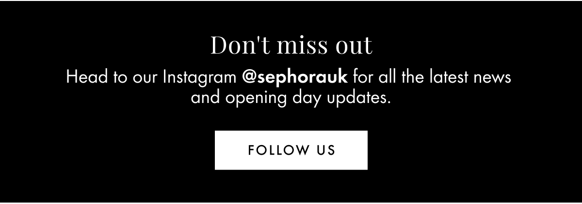 Don't miss out