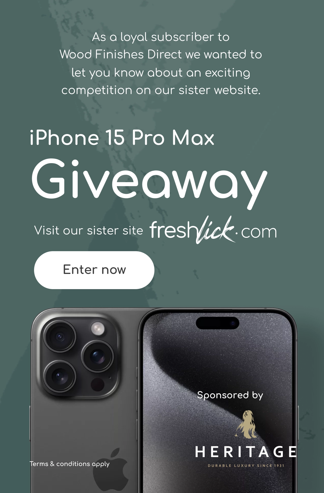 iPhone 15 Pro Max Giveaway