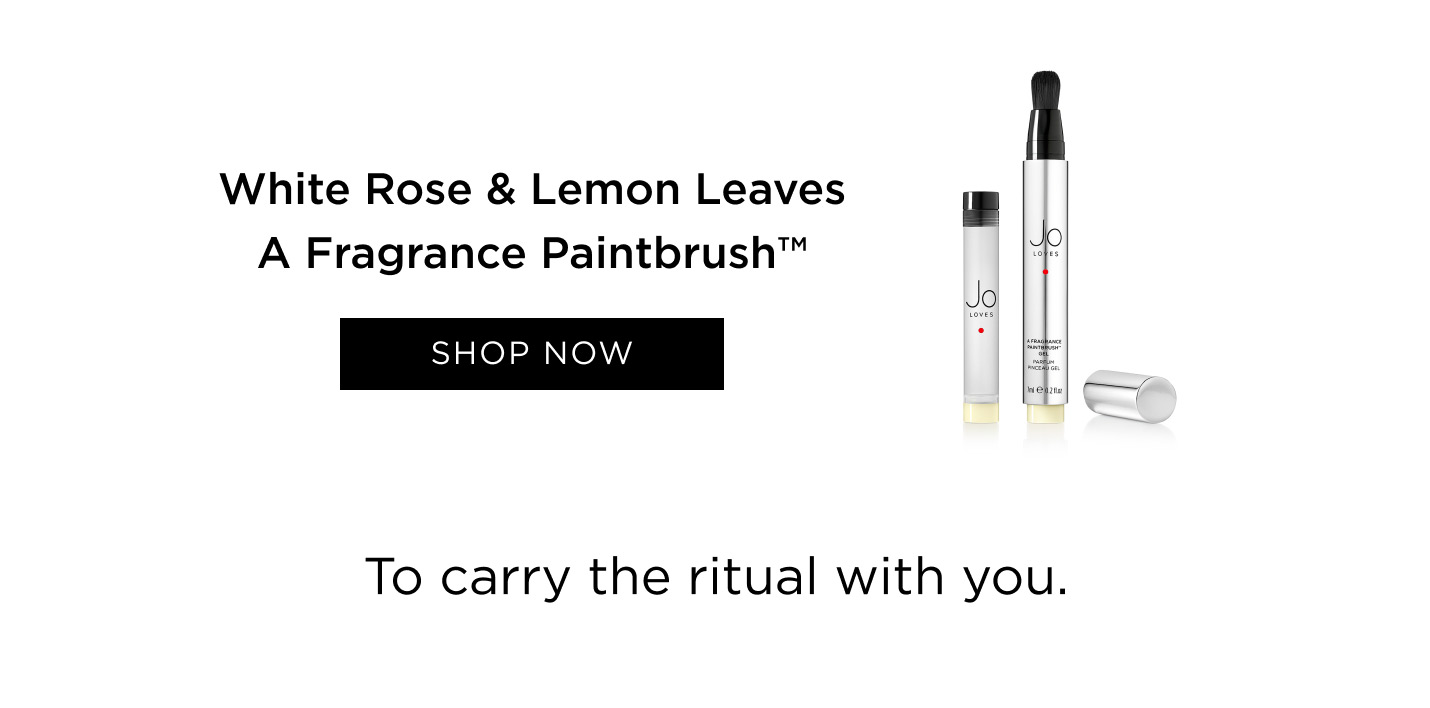 White Rose & Lemon Leaves A Fragrance Paintbrush™ to carry the ritual with you