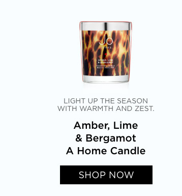 Amber, Lime & Bergamot A Home Candle