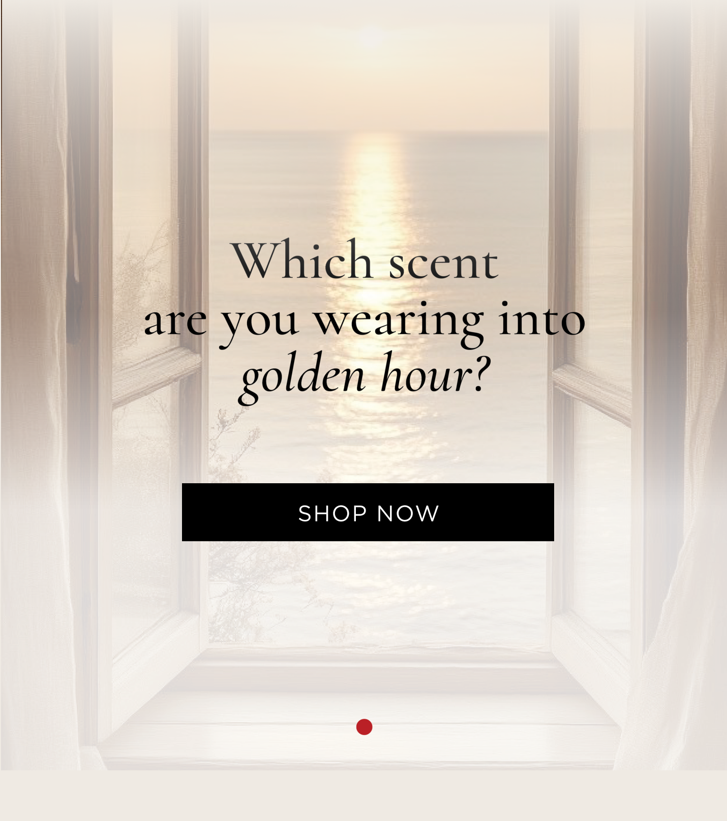 Which scent are you wearing into golden hour? CTA: Shop now