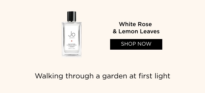 White Rose & Lemon Leaves
