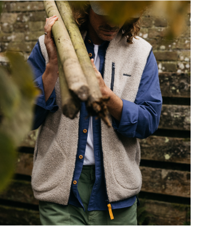 Men's Hegen Wool Fleece Gilet | Finisterre