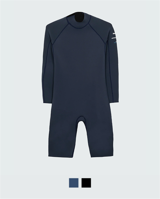 Men's Nieuwland 2mm Yulex® Back Zip Long Sleeve Shorty Wetsuit