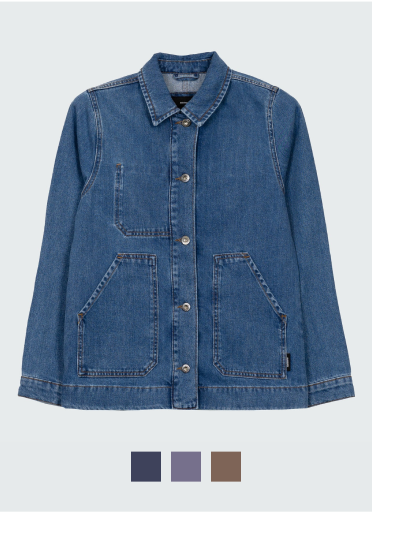 Women's Yarrel Denim Chore Jacket | Finisterre
