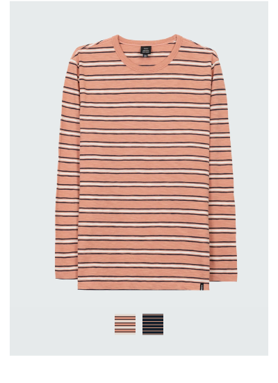 Men's Channel Stripe Long Sleeve T-Shirt | Finisterre