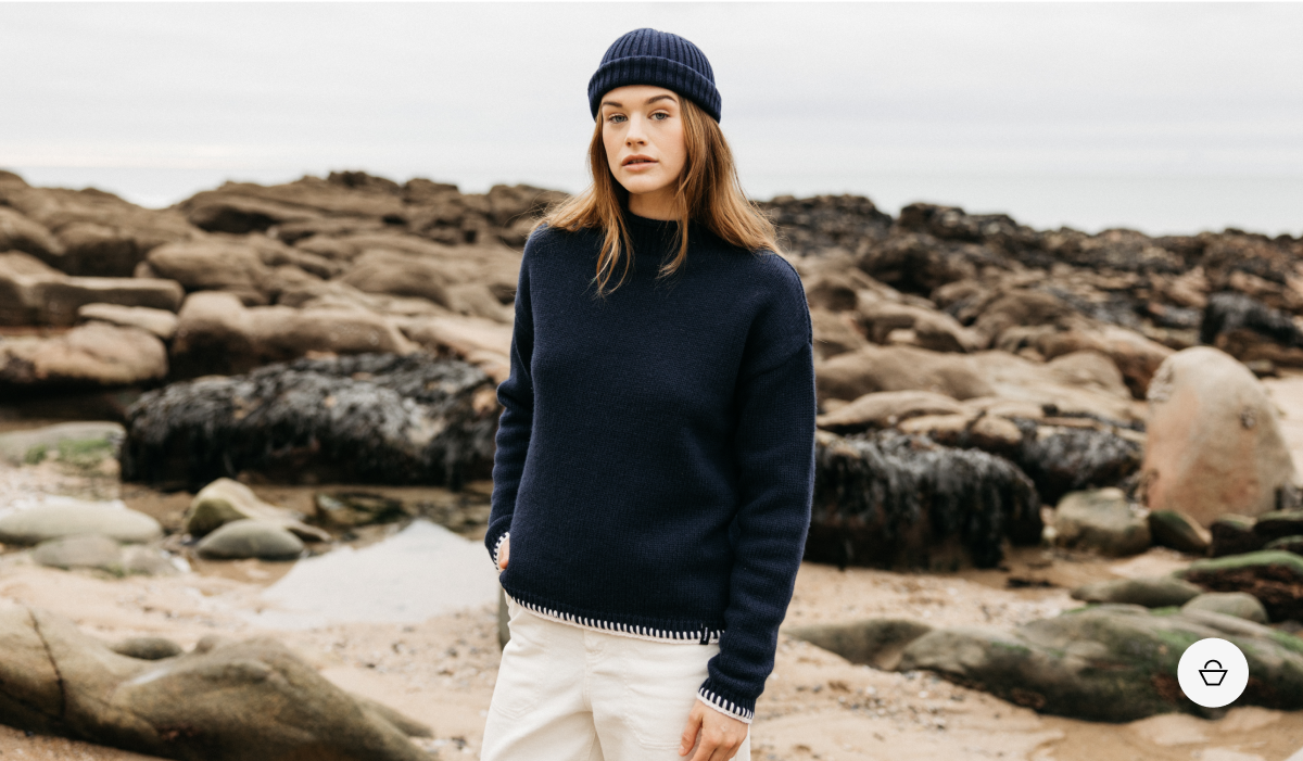 Women's Blanket Stitch Taran Jumper | Finisterre