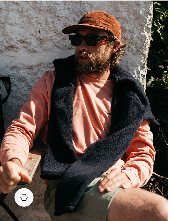 Men's Harlyn Logo Long Sleeve T-Shirt| Finisterre