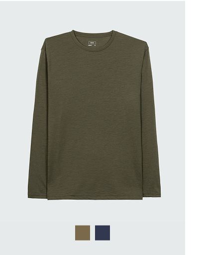 Men's Seeker Merino Long Sleeve T-Shirt | Finisterre
