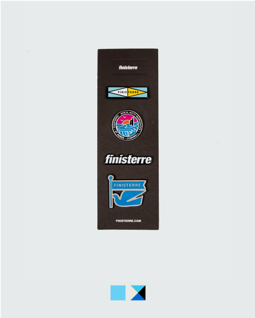 Finisterre Blue Pin Badges | Finisterre