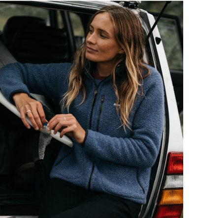 Women's Hegen Full Zip Wool Fleece | Finisterre