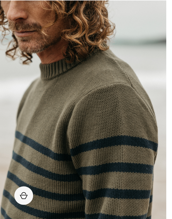 Men's Ledden Striped Knit Jumper | Finisterre