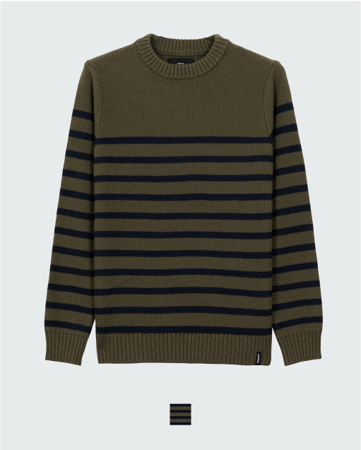 Men's Ledden Striped Knit Jumper | Finisterre