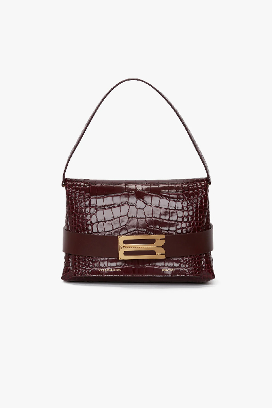 Burgundy b frame pouch