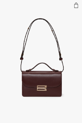 Burgundy mini dorian bag 