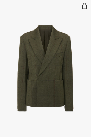 Dark green blazer jacket 