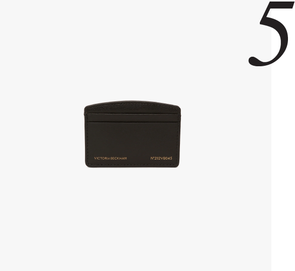 Exclusive Victoria Card Holder In Black Leather