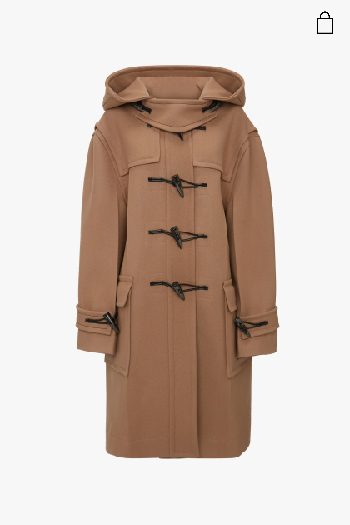 Light brown duffle coat 