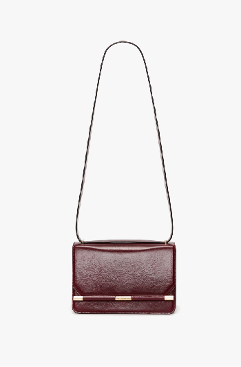 Crossbody bag in burgundy 