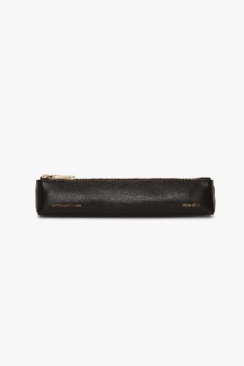 Pencil Case In Black Leather