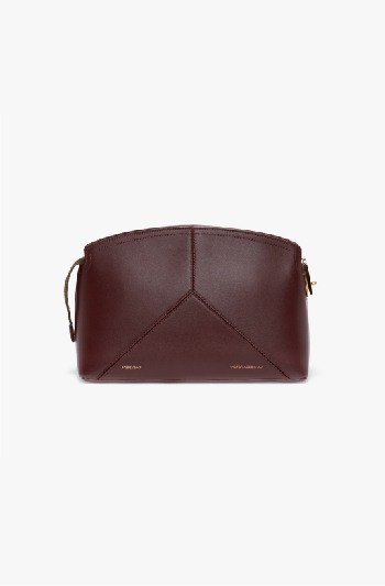 Burgundy clutch 