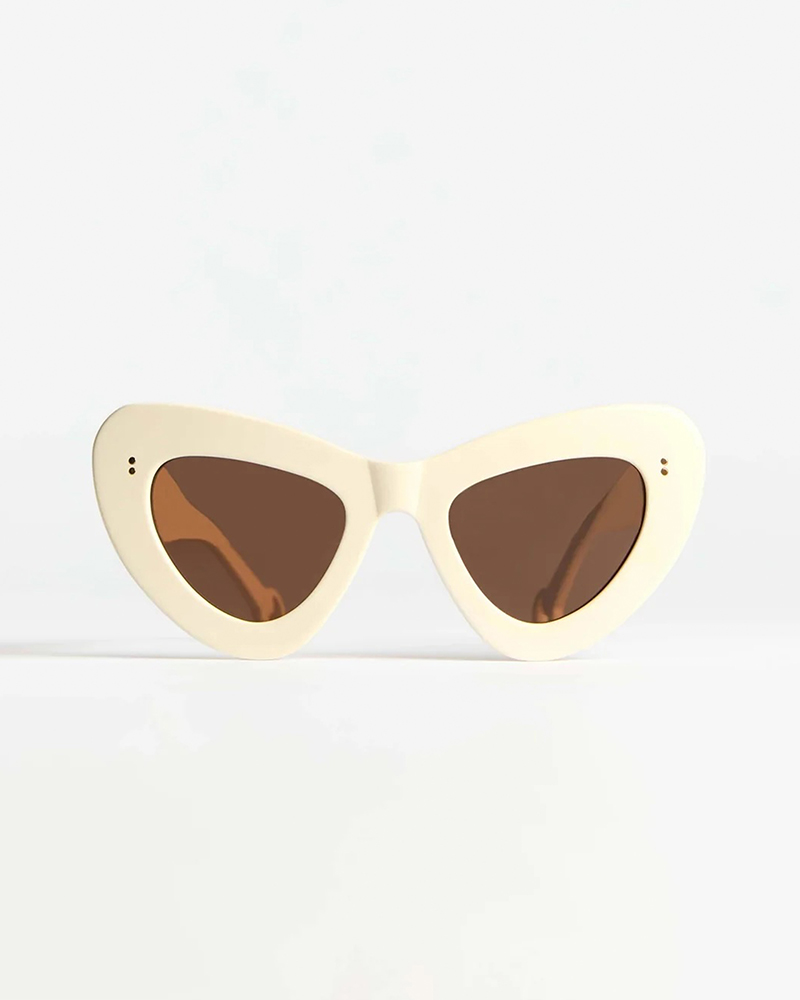 Jwa06 butterfly sunglasses in off-white