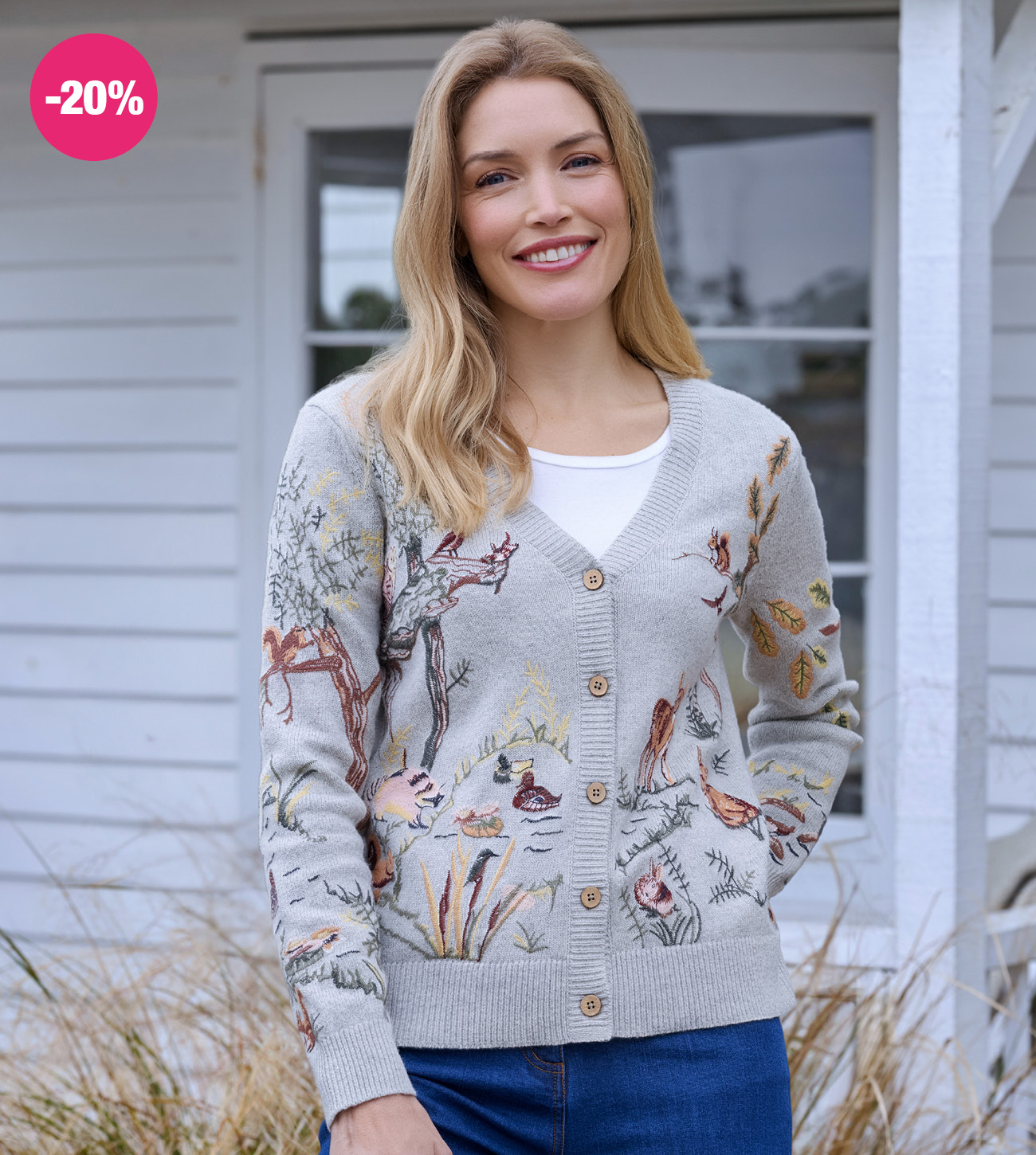 Gilet à motifs animaux de la forêt
