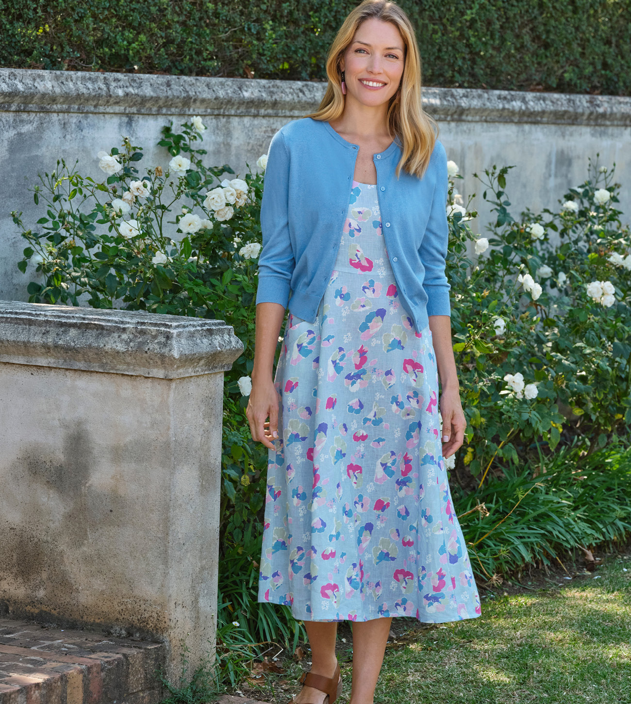 Robe chasuble à poche pour femme