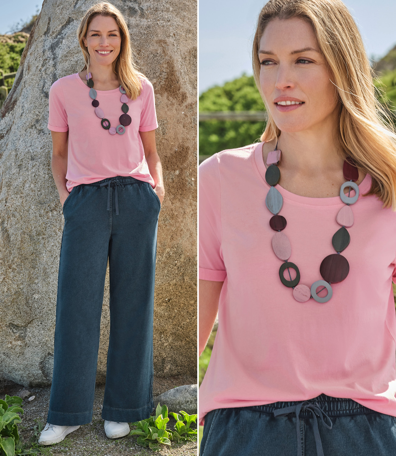 Organic Cotton Scoop Neck Top