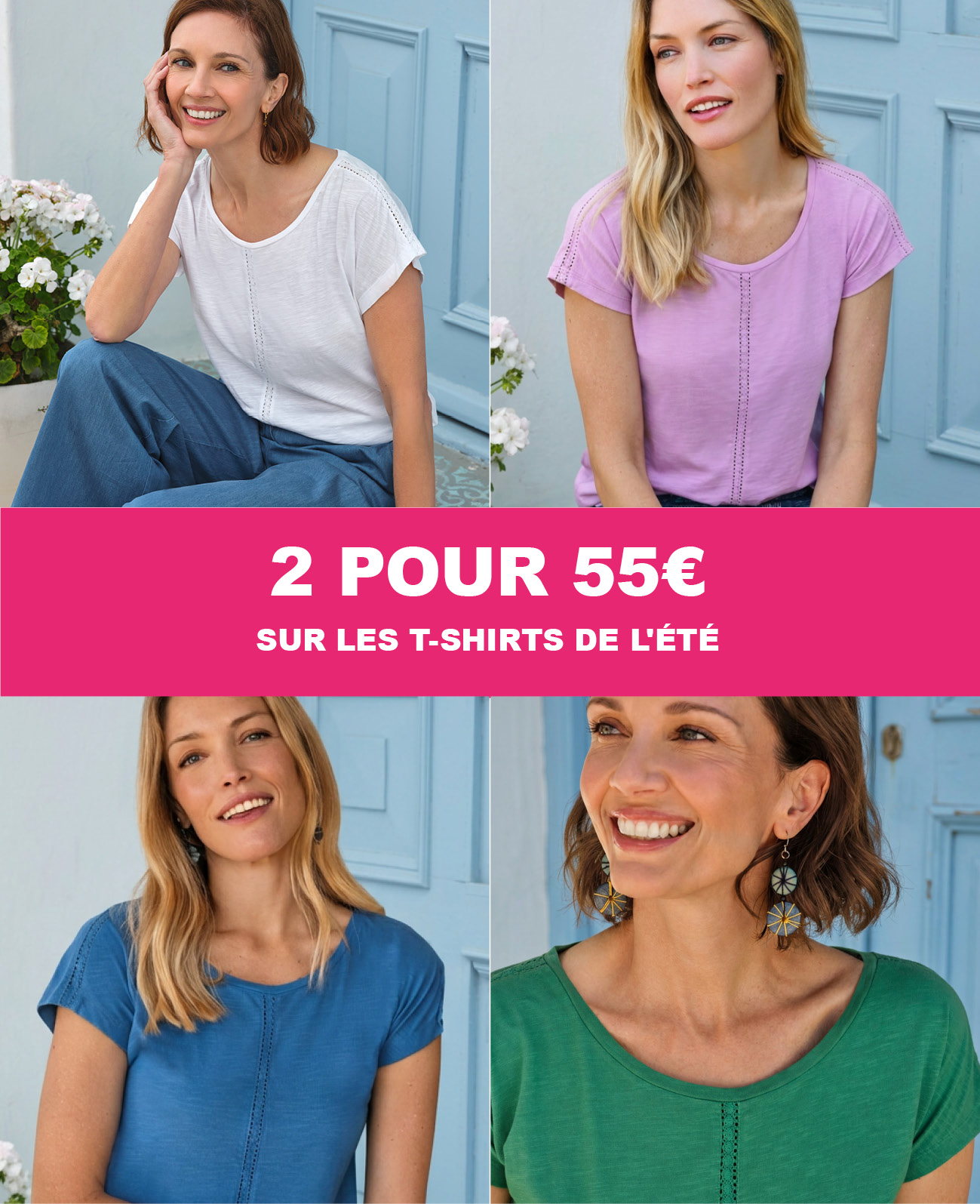 Tshirt à empiècements en dentelle