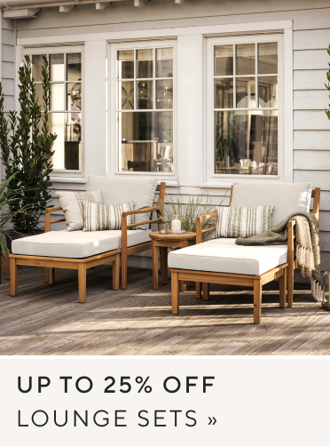 Up to 25% off lounge sets